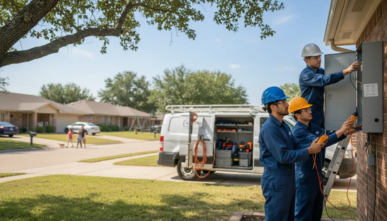 Certified electrician providing emergency electrical services in Fort Blackmore, VA